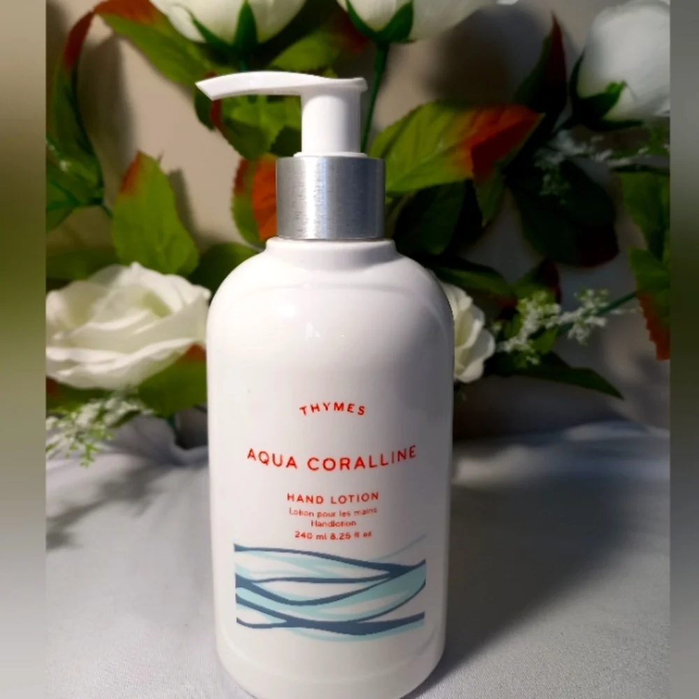 Thymes Silver Bomb Hand Lotion - 8.25 Fl Oz - Aqua Coralline.